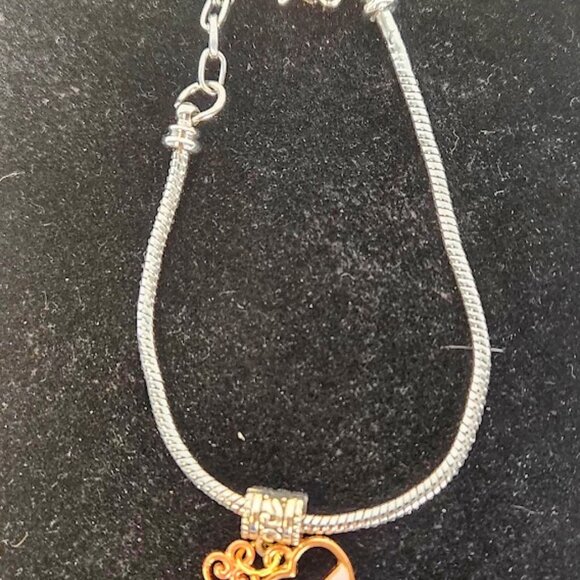 Handmade Mixed Metal Charm Bracelet - Picture 2 of 5